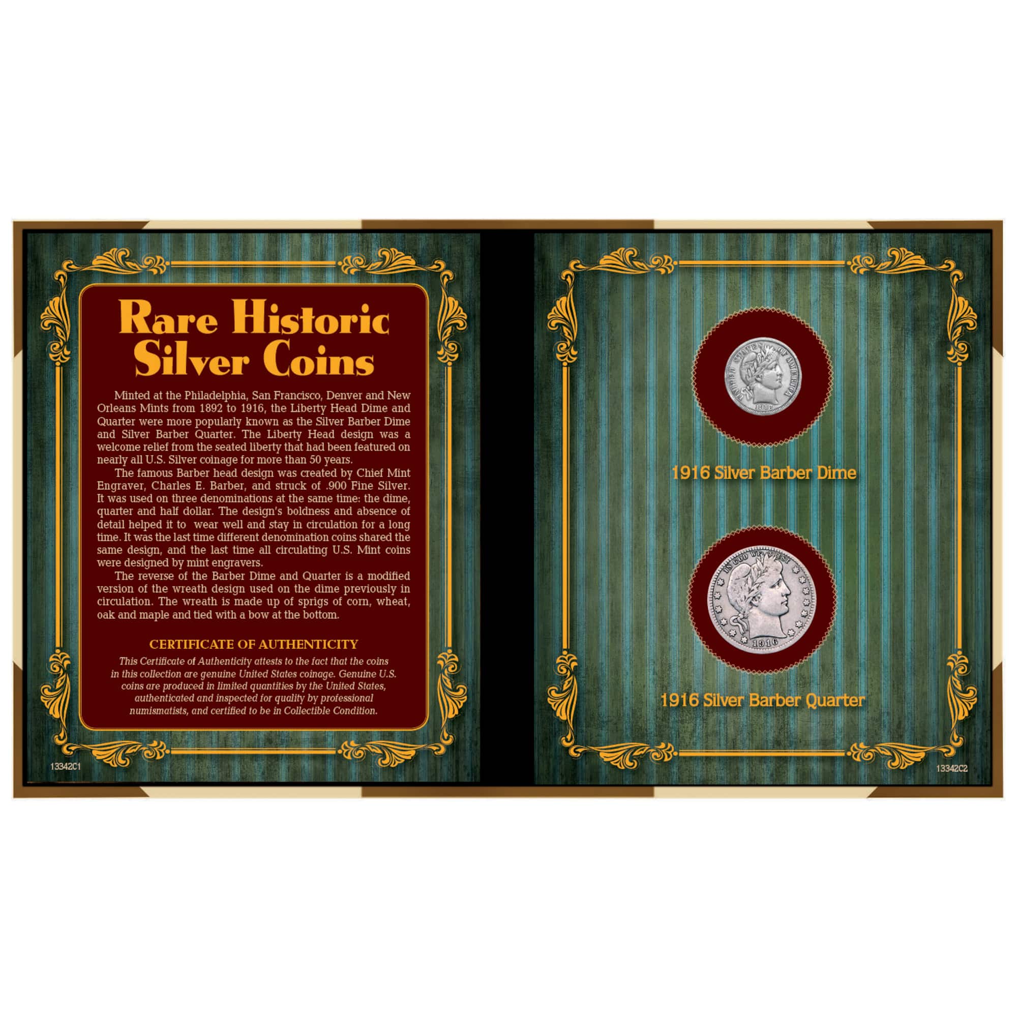 1916 Rare Historic Silver Coins